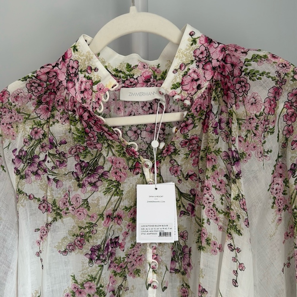 NWT Zimmerman blouse size 3 - Picture 2 of 8